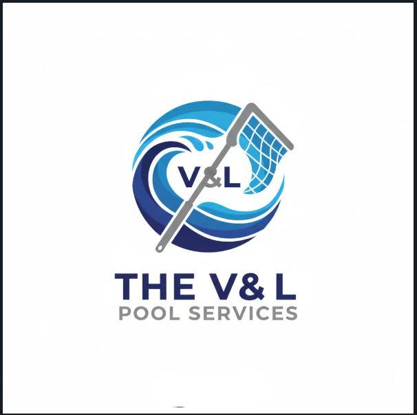The V&L Pool Services Logo